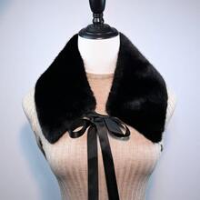 1pc Faux Fur Collar Scarf, Autumn/Winter Coat Decoration - Multicolor - View 13