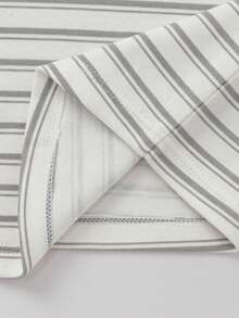 Balabala Camiseta de manga larga unisex para niños, suave y cálida para otoño e invierno 2025 - tono gris blanco - Ver 6