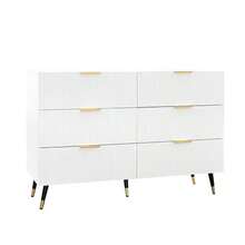 Elegant Sideboard With A Modern Design, Chest Of Drawers And Plenty Of Storage Space [OLD SKU:WF325790791WAA] - White - View 7