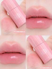 Rom&nd Romand BARE MOOL TINT 01 BARE VANILLA，亮泽唇膏，色彩鲜艳，持久显色，MLBB（My Lips But Better，我的唇色，但更美）| 轻盈质地 | 保湿持久唇釉 | 高显色度，亮泽，纯素，韩国彩妆，4.5克（0.16盎司），赠品 - #01 BARE VANILLA - 查看 3