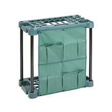 Lenoxx Garden Tool Organizer Portable Utility Rack Holds 40 Yard Tools Garage Organizers And Storage Home Essentials
