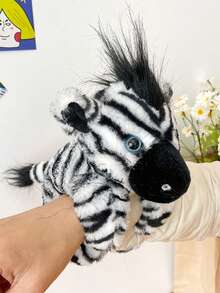 Boneka Hewan Lucu Termasuk Gajah, Kelinci, Kukang, Rakun, dan Unicorn, Dengan Cincin Tepuk Tangan, Desain Kreatif untuk Dipakai di Pergelangan Tangan, Hadiah Natal dan Tahun Baru yang Unik untuk Teman, Boneka, Natal, Boneka Hewan Lucu - MultiWarna - View 3