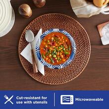 Dixie Ultra Large Paper Bowls 20 Oz 26 Count Microwave  Compostable Disposable Bowls Great For Breakfast Lunch And Dinner Meals - Đồng - Xem 4