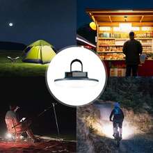 Linterna de camping,Linterna LED portátil para acampar com 3Modos Iluminación,7200mAh 900 lúmenes,Luces de Camping de USB Recargable,Adecuada para Acampar al Aire  Uso Doméstico Diario - 1 - Ver 3