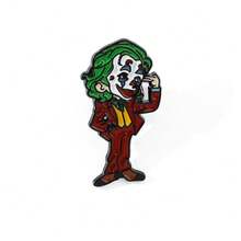 Warner Bros 1/5 Pcs Cartoon Anime Brooch Set Personalized The Joker Character Shaped Enamel Pin Metal Badge Jewelry Clothing Backpack Accessories Gift For Friends - One Size - View 12