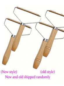 1/2/4pcs Manual Lint Remover Shaver Wool Sweater Clothes Fuzz Brush Wooden Handle Fabric Shaver Pet Hair Remover Lint Washer Cleaning Sheets - Multicolor - View 13