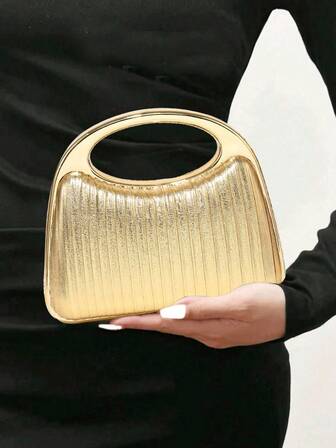 TYREEN Luxury Solid Color Handbag For Women's Wedding Party Handbag Wallet For Women's Evening Wear Handbag Chain Dining Bag For Women's Wedding Crossbody Bag, Perfect For Parties, Weddings, Dances, Dinners/Banquets