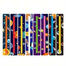 8pcs Reading Ruler, Dyslexia Guidedreading Strip, Colorful Highlightingreading Rule, Tracking Rule To Guidebeginners/Students To Readindependently-8 Colors - Multicolor - View 6