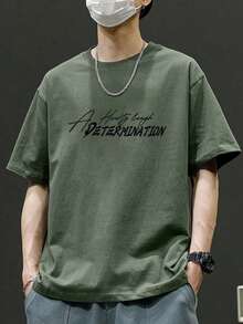 Camiseta de hombre, multifuncional y a la moda - Verde militar - Ver 1