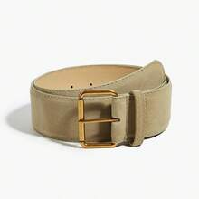 1pc Wine Red Fluffy Retro Personalized Casual PU Leather Women Waist Belt, Suitable For Jeans, Coats, Dresses, Skirts Fall, Autumn, Halloween - Burgundy - View 20