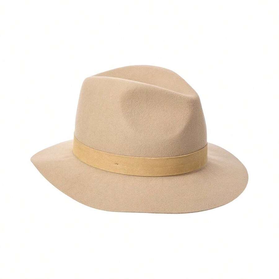 Bruno Magli Suede Band Wool Fedora - 米色 - 查看 1