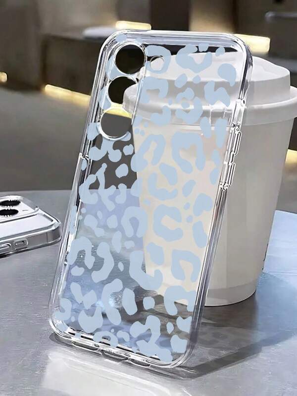 Cheetah,Leopard Print Leopard Print Colorful Perforated Transparent Minimalist Fashionable Shockproof Phone Case Compatible With IPhone 17/17 Pro/16/11/16 Pro/16 Plus/16 Pro Max/16e/15 Pro Max/13/14/12/XS/XR/7G/8P, Compatible With Samsung Galaxy 11/12 Pro/12/12X/13 Pro/14 Pro/15 Pro/X3 Pro, Compatible With Redmi 10/9/Note 9/12C/Note 11 Pro/Note 8 Pro/9C/9A, Protective Phone Cover Case