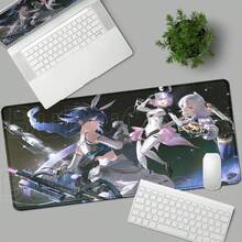 HD Printing Game Strinova Mouse Pad Rubber Anti-Slip Mat Keyboard Mousepad Locked Edge XXL 900x400mm Desk Mat Gaming Accessories - A15 - View 6