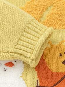 Balabala Jersey de punto unisex para niños BalaOne, suéter suave y acogedor para el invierno de 2025