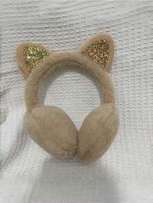 儿童冬季耳罩，女童耳罩，男婴耳罩，毛绒加厚耳罩，适合7-16岁儿童