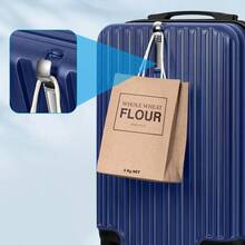 两件套航空认证行李箱套装（14英寸+20英寸登机箱），ABS硬壳材质，带万向轮和锁，终极旅行组合行李箱，拉杆箱，万向轮行李箱，旅行行李箱，硬壳行李箱，登机箱，带轮行李箱，旅行必备，耐用，男女通用，适合度假、商务出行，大容量，旅行必备，旅行配件，旅行收纳整理，旅行用品 - 深藍色 - 查看 5