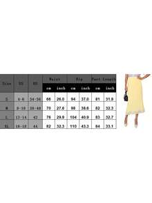 Womens Satin Midi Skirt Stylish Elegant Solid Color Lace Trim Slim Fit Mid Rise Skirt - Yellow - View 8