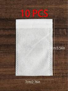 Drawstring Non-Woven Fabric Bag For Tea Bag Packaging, One-Time Use, 100 Pieces Per Bag; Filter Bag For Residue - Multicolor - View 13