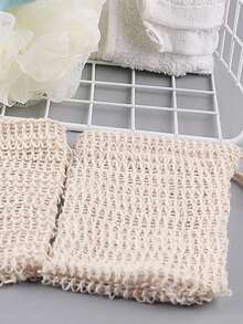 1 Pcs Apricot Mesh Bath Sponge Natural Jute Soap Bag Organic Cotton Foaming Net Baroque Style Bohemian Bath Essential Luxury Bathroom Accessory Old Money Aesthetic Vintage Washing Tool Hypoallergenic Material Machine Washable Colorfast Daily Skincare Routine Facial Cleansing  Body Exfoliation Autumn Winter Season Home Spa Experience Holiday Gift Christmas Present Valentines Day Special Thanksgiving Surprise Birthday Gift For Friends Mother Daughter Women Travel Bath Companion Gym Shower Must Have Outdoor Camping Essential Practical Household Item Design  Living Product Gentle Exfoliator Rich Lather Creator Skin Friendly Texture Compact Storage Solution Multifunctional Cleanse Tool Ready To Gift For Her Self Care Package