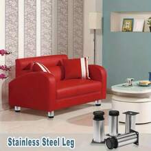 4 piezas Patas de mueble de metal con acabado cepillado - Patas de gabinete redondas ajustables, patas de repuesto de acero inoxidable para cocina, gabinetes, sofá, escritorio, muebles DIY, patas ajustables en altura | Patas de metal modernas | Patas de metal duraderas, patas de metal para muebles - Multicolor - Ver 7