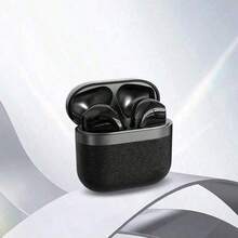 New Leather Texture Wireless Bluetooth 5.3 Earbuds TWS Earphones With Touch Control, Sports & Gaming, ENC Microphone & Noise Cancellation - Multicolor - View 9