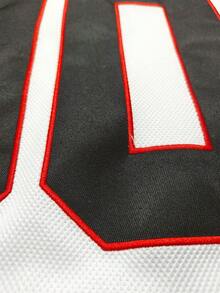 KTYSDE 男士 #00 白色冰球球衣，芝加哥字母刺绣拼接设计冰球卫衣，宽松 V 领长袖套头运动衫，适合秋冬季节、日常穿着、派对、圣诞礼物、团队训练等场合。