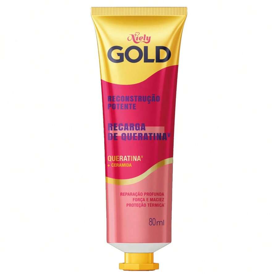 Niely Gold Keratin Recharge Deep Reconstruction 80ml - No Color - View 1