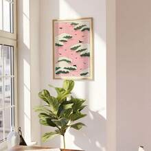 1 pieza de arte de pared sin marco de estilo ecléctico; decoración de pared maximalista; arte de pared de estilo; decoración de pared de colores brillantes; obra de arte colorida.