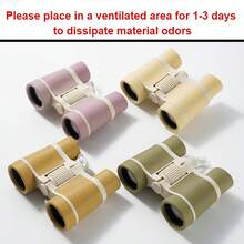 4x30 Beginner High Definition Binoculars, Foldable Lightweight Design With Zoom Function - High Definition Wide Angle Binoculars, Adjustable Neck Strap, Suitable For Birdwatching, Sports Events, Travel (May Have A Slight Material Odor, Needs To Be Placed For 1-2 Days To Remove The Odor)