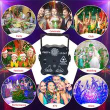 New USB Party Light, Multi-Mode Voice Controlled Laser Light Flashing Stage Light Projector With Remote Control, Autumn Special Offer, Suitable For Home Indoor Parties, Birthday Decoration, Club Dance, Karaoke, Halloween And Christmas Performances - Black - View 9
