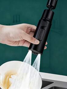 1个多功能厨房水龙头延长喷头,单孔厨房水龙头带气泡喷头,通用厨房水龙头延长嘴,节水高压防溅设计,可调节延时装置和可旋转喷嘴,2种水流模式,适用于现代和传统水槽,可用于洗碗、清洗蔬菜、水果和餐具,带过滤器的厨房水槽水龙头,兼容洗碗机,升级您的水龙头,理想的圣诞礼物,厨房用品,厨房配件,厨房工具 - 彩色 - 查看 5