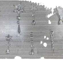 5/10pcs Christmas Acrylic Snowflake Icicle Pendants, Transparent Elk Icicle Snowflake Tree Pendants, Christmas Tree Decorations, Holiday Party Christmas Atmosphere Decoration Props, Christmas Decorations Gift, Wedding Birthday Party Holiday Decorations, Christmas Decor, Room Decor, Home Decor