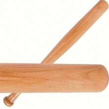 1支实心山毛榉木棒球棒，成人男士户外运动练习健身自卫工具，家用安防木棒，轻便耐用，握感舒适，户外露营自卫工具