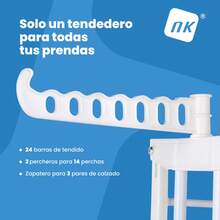 NK Drying Rack - สีดำและสีขาว - ดู 5