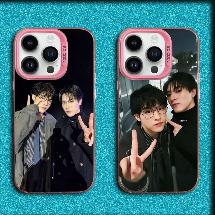 S-Skynani Phone Case For IPhone 16,15,14,13,12,11,Mini,Pro,MAX Pink Matte Silicone Cover.Halloween Warm-Up - Z8 - Xem 1