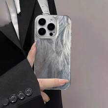 Funda para teléfono móvil sencilla, elegante y de alta gama, con orificios grandes, hilo de plumas, cobertura total y protección anticaídas. - Pluma pequeña - Ver 5