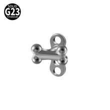 1 PC F136 Titanium Dermal Anchor Butterfly Micro Dermal Anchor Skull Surface Piercings Skin Diver Piercing Body Jewelry 14g
