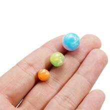 Double Color Cloud Resin Round Beads, Scattered Beads, Chinese Gilded Beads, High-End DIY Bracelet Bead Material Wholesale