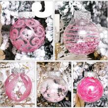 60MM2.36 Ornaments Set, 30pcs Green Ornaments Shatterproof Decorative Baubles Xmas Tree Ornament Decorations Balls Wedding Holiday Party Indoor Outdoor Decor - 粉色 - 查看 5