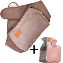 Set de trei piese de curea caldă umplută cu apă cu model drăguț Koala, curea caldă cu pungă cu apă caldă, încălzitor de mâini cald, încălzitor de talie, încălzitor de stomac, curea de protecție umplută cu apă, potrivită pentru a fi oferită cadou mamelor și iubitelor