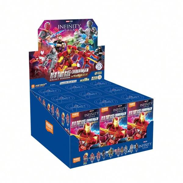BLOKEES Marvel Juguetes de bloques de construcción y rompecabezas de superhéroes de : Thor, , Iron Man, , Capitán América