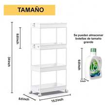 Storage Islands & Carts - White - View 2