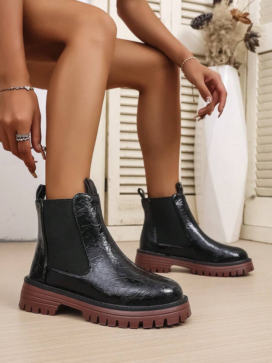 Women's Ankle Boots, Slip-On Shoes, Black Shoes, Winter Boots, Black Boots, Women's Shoes, Flat Shoes, New Shoes, Ankle Boots, Women's Shoes, Heels