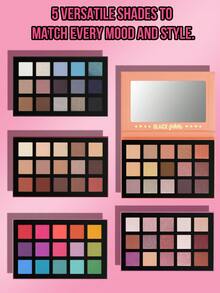 MISSLYN - 15-Color Pearlescent & Matte Eyeshadow Palette, Warm Brown Smokey Eye Makeup, Highly Pigmented, Blendable, Suitable For Y2K, Party, Beach, Travel, Holiday, Gift, Fashionable - #5 Blazing Ace - 查看 4