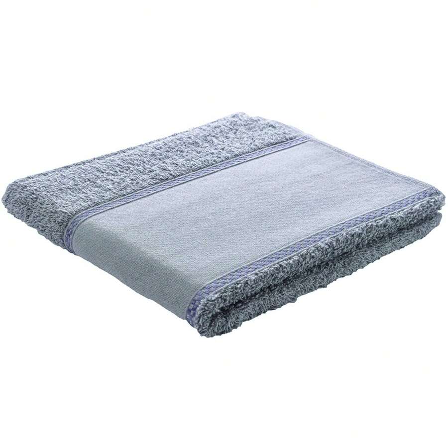 Kit Of 3 Arteira Russian Stitch Face Towels For Machine Embroidery, 100% Cotton - Grey - View 1