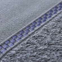 Kit Of 3 Arteira Russian Stitch Face Towels For Machine Embroidery, 100% Cotton - Grey - View 2