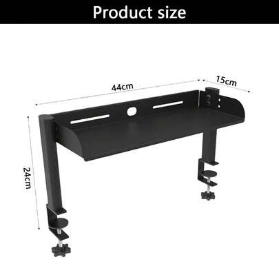 Desktop Storage Shelf �C Office Organizer Rack With Large Capacity, Carbon Steel Printer Stand, Desk Shelf...