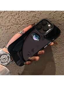 schneller EU-Versand (DE & ES)   16 15 14 13 12 11 Pro Max X XR XS MAX 8 7 Plus kompatible Halbgesicht Mädchen Anime Handyhülle stoßfest matte Rückseite - Durchscheinendes Silber - Übersicht 1