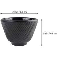 Hemoton Juego De 4 Tazas De Té De Hierro Fundido Estilo Retro Para Hogar Con Diseño Antiescaldado Resistente Al Calor Ideal Para Té Kung Fu - 1 - Ver 3