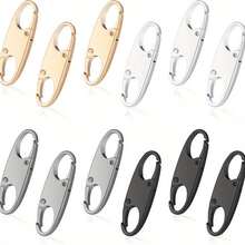 1/12pcs Zipper Clip Theft Deterrent, Dual Opening Zipper Locks Anti Theft, S Shaped Zipper Locks For Backpacks Keep The Zipper Closed For Backpacks Traveling Camping Suitcases - Multicolor - View 10